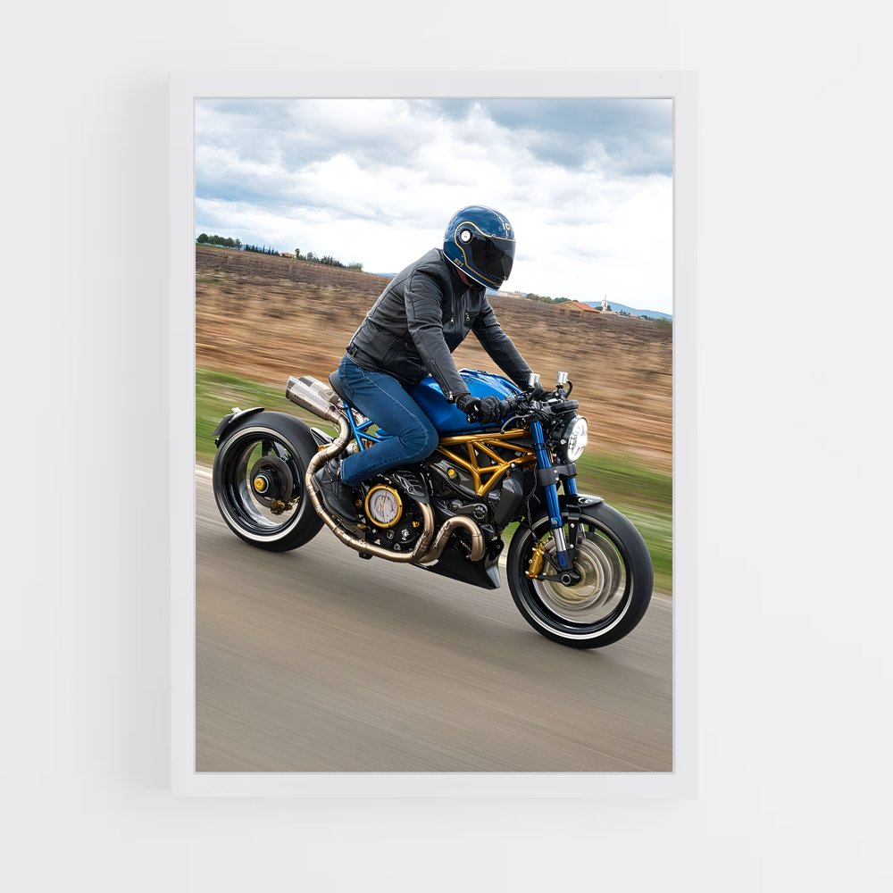 Poster Créature Éblouissante – affiche Ducati (vue 3)